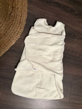 Halo Cream Fleece Infant Sleep Sack Swaddle